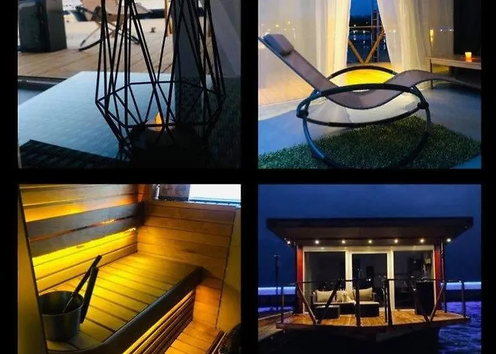 Hotel en barco Cozy Floating House With Sauna *