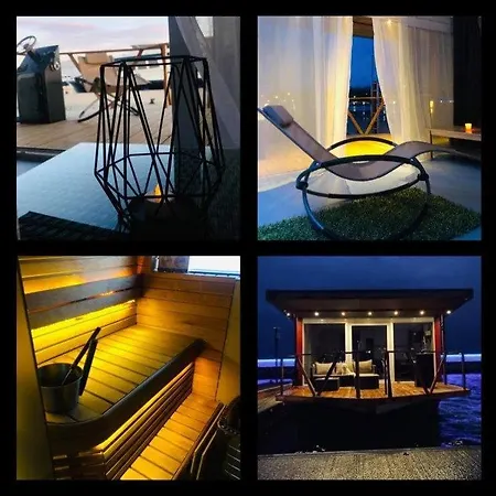 ספינת מלון Cozy Floating House With Sauna *